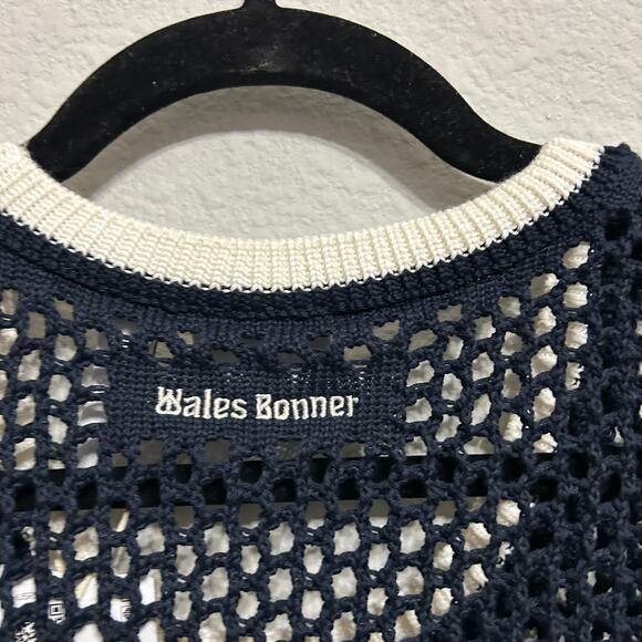 NEW Adidas x Wales Bonner Knit Tee Night Indigo & Wonder White Sz XL Urban Luxe - Picture 6 of 14